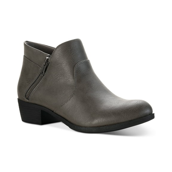 Sun Stone Abby Double Zip Booties Grey 8.5M