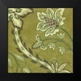 thumbnail image 2 of Zarris, Chariklia 15x15 Black Modern Framed Museum Art Print Titled - Medium Pistachio Paisley II, 2 of 5