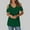Green, variant on EchfiProm V Neck Blouses for Women Tunic Trendy Black 2024 Off Shoulder Solid Short Sleeve Lightweight Shirts S