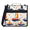 Multicolor 3, variant on Herdesigns Coastal Sailboat Zipper Binder 1.5 Inch 3 D-Rings with Shoulder Strap & Handle, Waterproof Seaside Nautical Binder Organizer Bag for 13 Inch Laptop