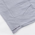 thumbnail image 6 of Noric Men's Sleeveless Hooded Tank Top Button Front Muscle Tee with Big Pocket Casual Gym Hoodie Vest for Summer, 6 of 7