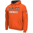 thumbnail image 2 of Men's Colosseum Orange Oklahoma State Cowboys Sunrise Pullover Hoodie, 2 of 3