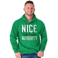 thumbnail image 5 of Christmas Nice Until Proven Naughty Hoodie Sweatshirt Women Men Brisco Brands S, 5 of 6