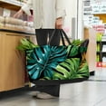 thumbnail image 6 of Tropical Jungle Palm Leaves Large Capacity Reusable Foldable Oxford Cloth Toy Basket - Beach Bag, Shopping Bags, Laundry Basket, 6 of 7
