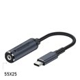 thumbnail image 1 of Cable adaptador para computadora portátil PD100W, interfaz de CC a cable de conversión tipo C, fuente de alimentación de CC, segundo puerto de carga tipo C, 1 of 6
