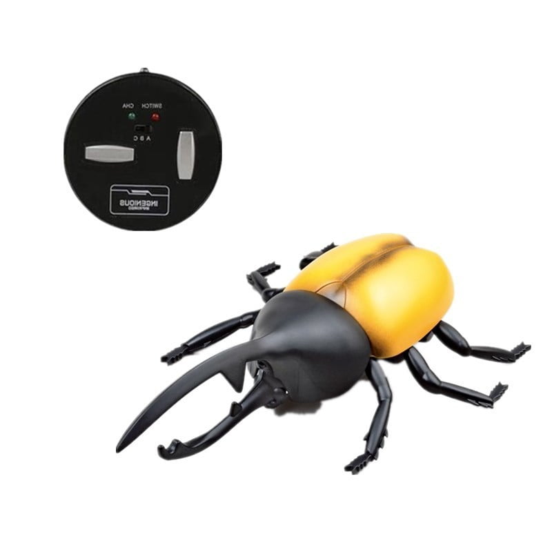 VeliToy Electric Simulation Beetle Toy with Remote Control Battery