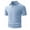 Light Blue, variant on BLCHUNen Golf Shirts for Men Short Sleeve Button Turndown Collar Pullover Workout Business Casual Shirts with Pocket