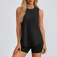 thumbnail image 4 of Hilenly Workout Tank Tops Woman UPF 50+ Sleeveless Gym Running Shirts Quick Dry Loose Fit Athletic Yoga Top, 4 of 9