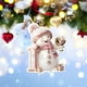 thumbnail image 2 of Snowman Letter Christmas Tree Holiday Decoration Pendant, Festive Ornament for Xmas Decor, Home Holiday Party Gift, Merry Snowman Hanging Decor, 2 of 6