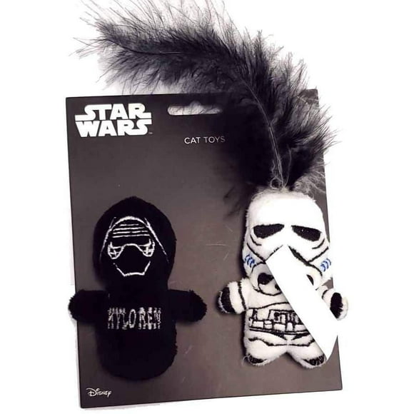 Silver Paw Star Wars Kylo-Ren and Storm Trooper Character Cat Toy