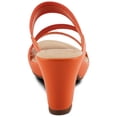thumbnail image 3 of Patrizia Women's DEVORAH Slide Cross Over Heeled Sandals Orange EU 36 / US 5.5 - 6, 3 of 5