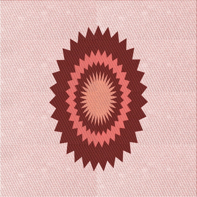 Ahgly Company Tapis d'Intérieur Lavable en Machine Carré Rouge Transitionnel, 7 Pieds Carré