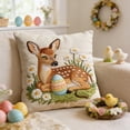 thumbnail image 4 of SLYNSHome Spring Throw Pillow Covers Vintage Animal Flowers Pillow Cases Cottagecore Pillow Cover for Couch Sofa Decor, 4 of 7