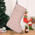 thumbnail image 4 of Christmas Stockings,Pink Christmas Gingerbread Pattern Stockings Christmas,14.8'' Xmas Stockings,Christmas Party Favors,Christmas Party Decorations,Christmas Stockings Personalized, 4 of 5