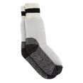 thumbnail image 4 of Diabetic Socks, Thermal, Gray & Black, Men's Large - F2062-792 LG, 4 of 9