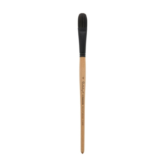 Princeton Brush Catalyst Polytip Long Handle Bristle Brush, Filbert, 12