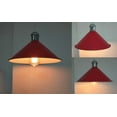 thumbnail image 7 of FSLiving 4-Packs 11.8" E26 to E26 Screw-in Red LampShade Industrial Replacement, Iron Rustic Cone Shape Cover, DIY Torchiere Shade Decorative for Kitchen Ceiling Pendants Table Lamp Wall Sconce, 7 of 7