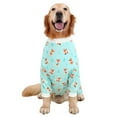 thumbnail image 2 of HDE Dog Pajamas One Piece Jumpsuit Lightweight Dog PJs Shirt for S-3XL Dogs Winter Foxes XL, 2 of 8