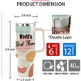 thumbnail image 4 of Gifts for Mom World''s Best Mom 40 oz Tumbler with Handle Coffee Mug Drinking Cup Mothers Day Birthday Christmas Gifts from Daughter Son, 4 of 6