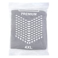 thumbnail image 4 of AHS Premium Hospital Socks with Grippy Anti-Slip Tread | Gray 4XL (Bariatric) Double Tread Socks | Safety, Soft Polyester Socks | Gripper Socks Case of 156 Pairs, 4 of 4