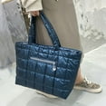 thumbnail image 7 of Hfyihgf Puffer Tote Bag for Women Quilted Puffy Handbag Lightweight Winter Down Cotton Padded Shoulder Bag Down Padding, 7 of 7