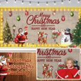 thumbnail image 4 of Banner navideño para puerta de garaje Ganeen LED 2025, 2 x 5 m, vintage, 4 of 6