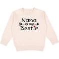 thumbnail image 2 of Inktastic Nana is My Bestie Toddler Sweatshirt, 2 of 4