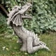 thumbnail image 3 of Estatuas de dragón gótico, figuras de dragón de animales de fantasía, decoración de jardín (blanco) Ehuebsd Libre de BPA, 3 of 9