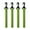 Green, variant on Zeiwohndc 4pcs Reflective Pendant For Outdoor Activity Night Visibility ABS Material