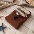 thumbnail image 2 of 17 Keys Kalimba African Thumb Finger Piano Wood Kalimba Portable Musical Instrument, 2 of 7
