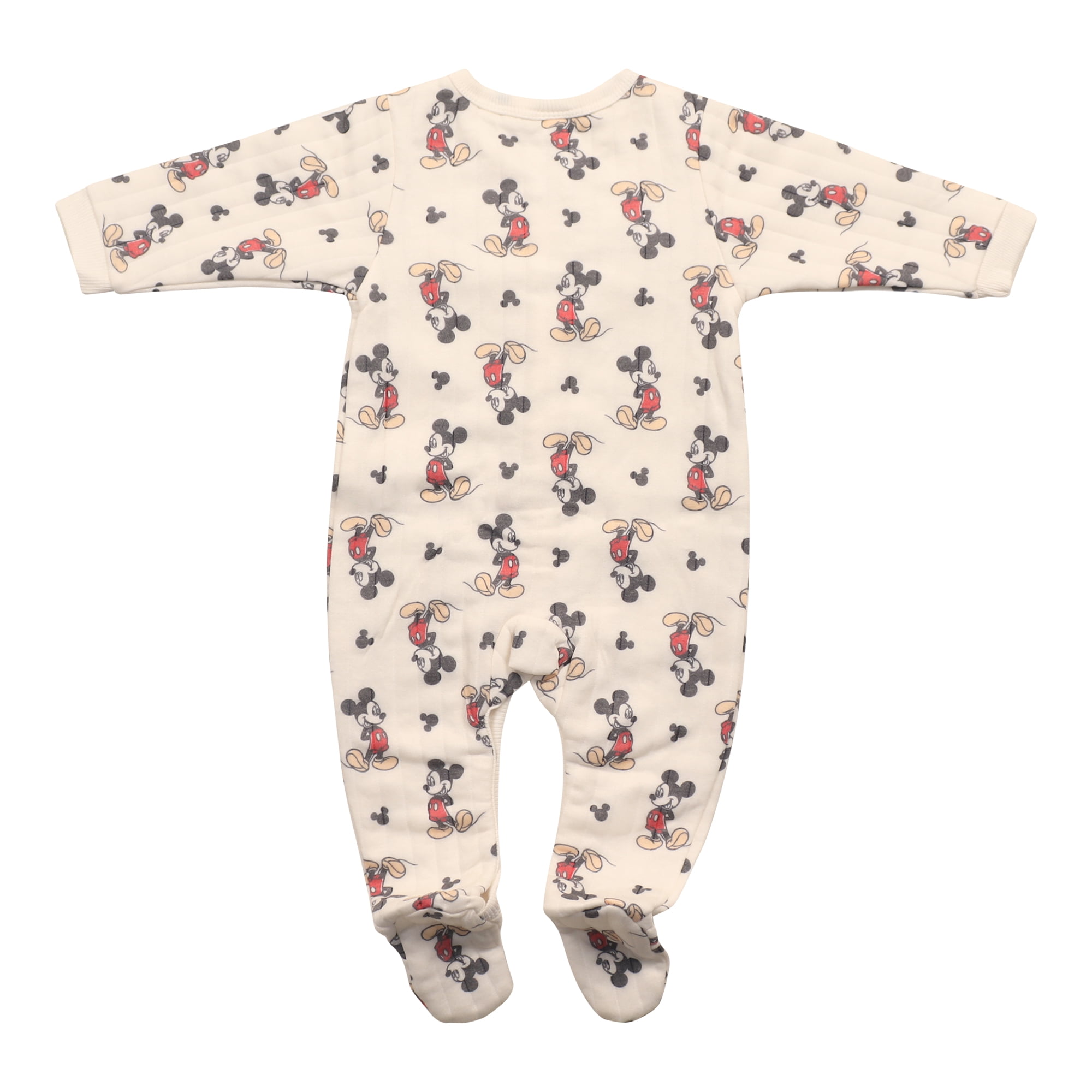 Disney Clothes Baby Boys 2-Pack Quilted Footed Coveralls - Mickey Mouse, Winnie the Pooh and Dumbo (0/3M-6/9M)