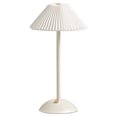 thumbnail image 1 of Luz de noche cálida con pantalla de paraguas plisada, luz de ambiente para decoración del hogar, 1 of 9