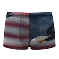 thumbnail image 2 of American Eagle, American Flag Men's Mesh Boxer Briefs Cooling Breathable Sports Underwear Vertical Fly, 2 of 5