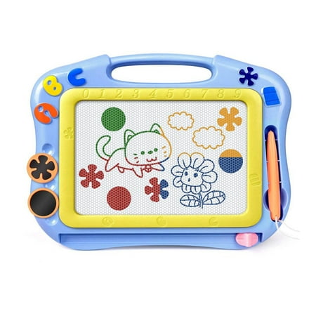 AIMEDYOU Kids Magnetic Drawing Board Magna Doodle Board Toddler Toys Sketch Writing Colorful Erasable Sketching Pad Holiday Birthday Gifts Girl Boy Educational Learning Toy