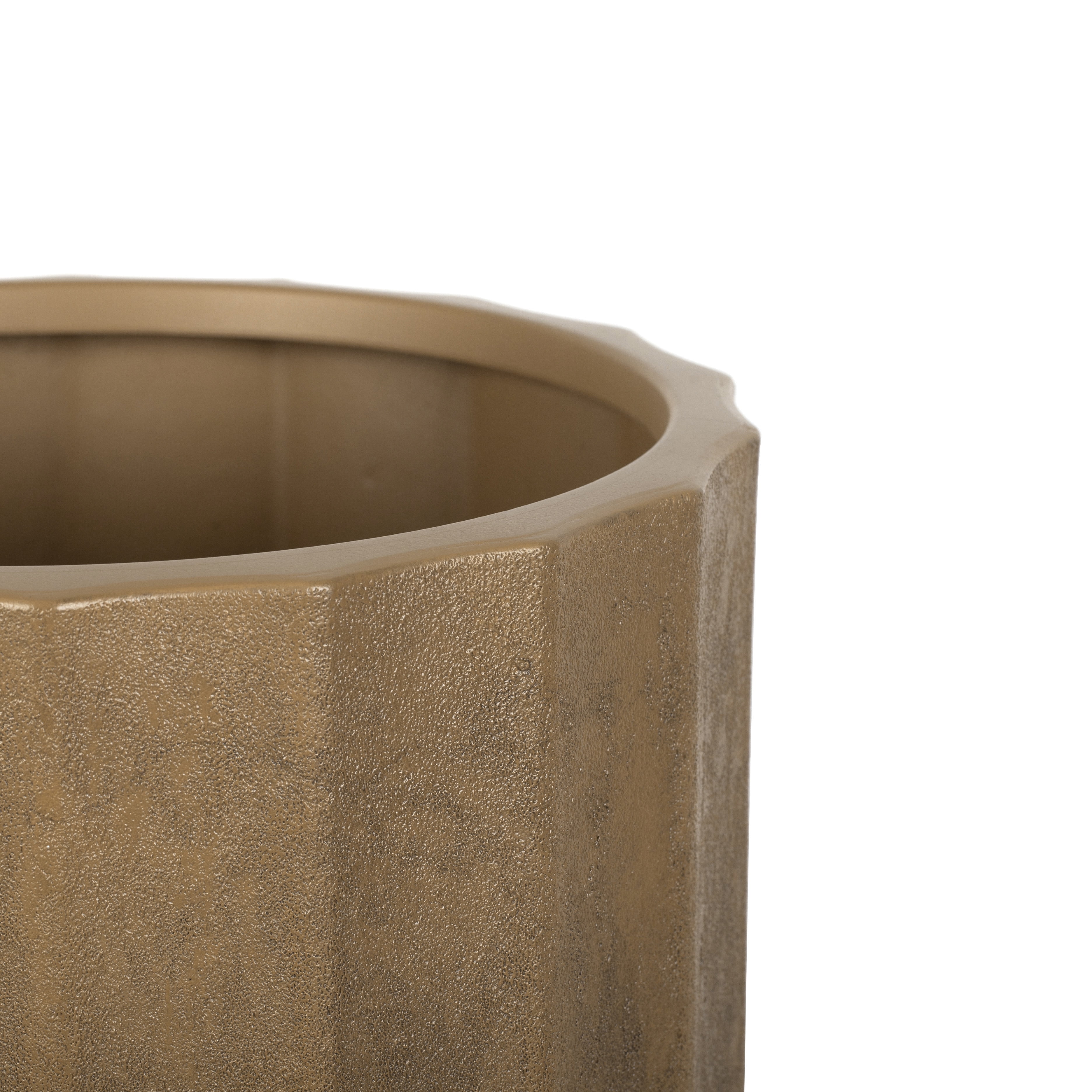 Better Homes & Gardens Adler 16 inch Resin Planter Terracotta with Modern Design for Indoor and Outdoor Plant