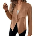 thumbnail image 1 of IMENGL Veste Zippée à Manches Longues en Daim Décontracté moto, Jaune M, Taille M-TG, 1 of 5