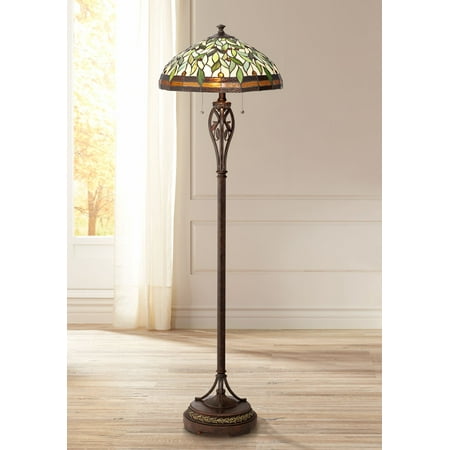 Robert Louis Tiffany Traditional Floor Lamp Bronze Tiffany