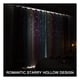 thumbnail image 3 of Cortinas de estrellas, cortinas opacas de estrellas para niños, niñas, dormitorio, sala de estar, co Tomshoo Gris 53 "W x 108 "L, 3 of 7