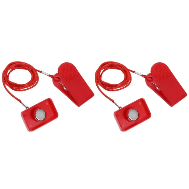 Llave de seguridad para caminadoras de 1.81'', reemplazo de llave magnética universal para la mayoría de las caminadoras, 2 piezas