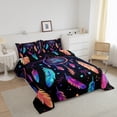 thumbnail image 2 of YST Hippie Dreamcatcher Bedding Sets, King, Boho Mandala, Colorful Polka Dots, 2 of 5