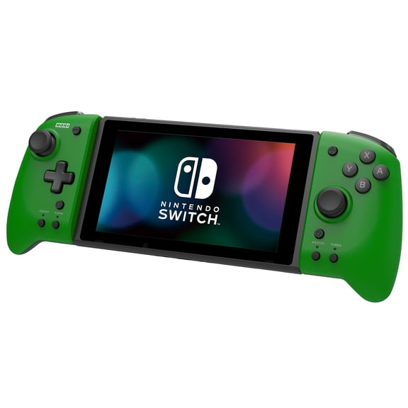 Nintendo Switch Split Pad Pro (Green) Ergonomic Controller for Handheld Mode by HORI - Officially Licensed By Nintendo
