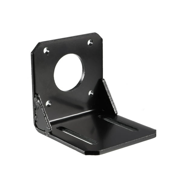 Uxcell L Shaped Alloy Steel Mounting Bracket for 42mm NEMA17 Stepper Motor