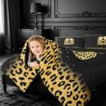 thumbnail image 3 of meiyoeat Gold Cheetah Initial B Full Size Comforter Sets,Glitter Print Monogram Art Bedding Comforter Set For Girl,Black Reversible,3-Piece,1 Comforter and 2 Pillowcases, 3 of 7