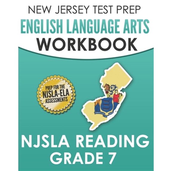 Pre-Owned NEW JERSEY TEST PREP English Language Arts Workbook NJSLA Reading Grade 7: Preparation for the NJSLA-ELA Paperback