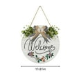 thumbnail image 3 of Welcome Sign for Front Door,3D Welcome Hanger Sign with Funny Words, 11.8 Inch Door Hanger for Home Outdoor Decor, 3 of 6