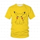 thumbnail image 1 of Ropa de verano para niños, juego de Pikachu, camiseta 3D, ropa de dibujos animados para niños, camiseta gráfica de Anime para niños, ropa para niños, talla 3-14T120 heqiyong CONDUJO, 1 of 2