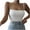 White, variant on Womens Clothes under $5.00 Clothing Ladies Sling Wrap Chest Bottoming Shirt Beach Vacation Solid Color Inner Top