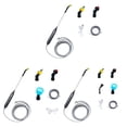 thumbnail image 4 of QualitChoice Outil d'Arrosage Portable Pratique et Efficace Assistant d'Irrigation Extensible en Acier Inoxydable 4 Buses, 4 of 6