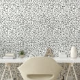 thumbnail image 3 of Ambesonne Black and White Peel & Stick Wallpaper for Home, Wedding Flora, 13"x72", Black White, 3 of 6