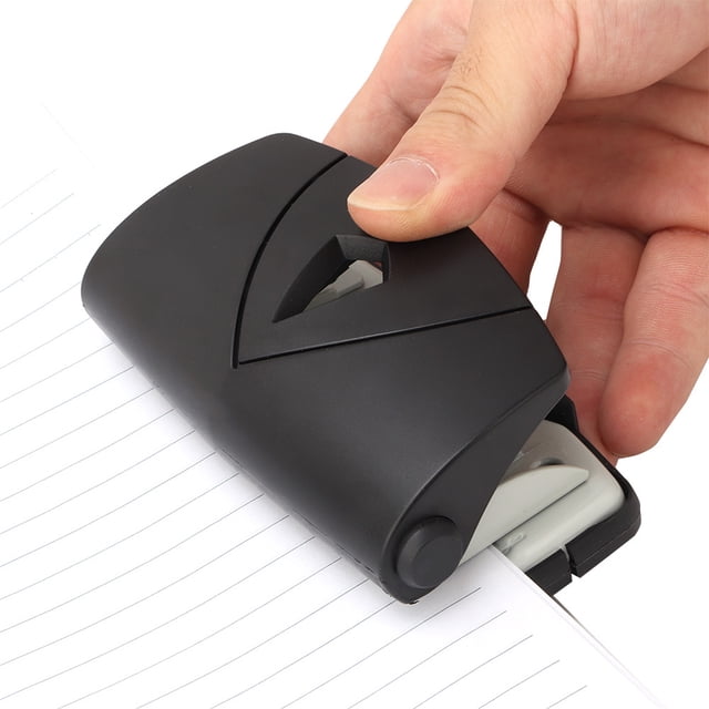 2 Hole Paper Punch Hole Slot Puncher, Paper Puncher, Accurate Positioning Universal For Office Home